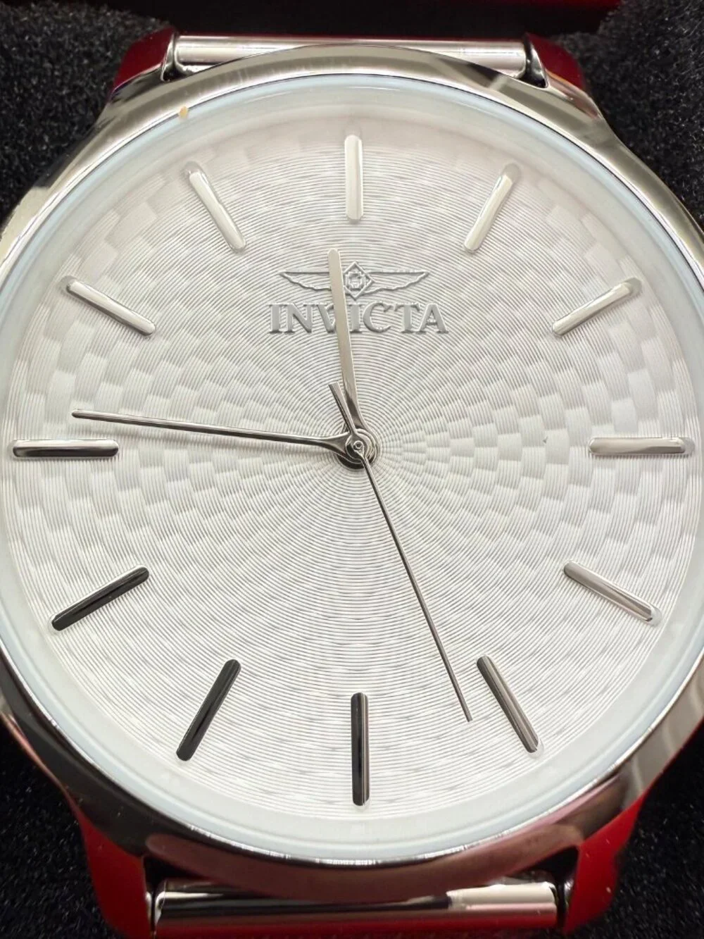 $229 Invicta Maylan Mens Silver Dial 38mm Steel Quartz Watch 48972 NIB